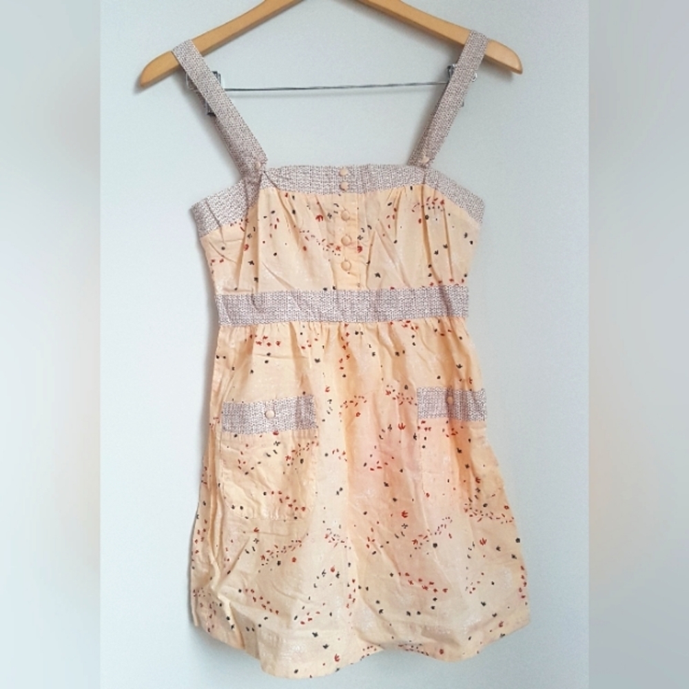 [BLUENOTES] Floral Long 'Dress' Top with Real Pockets
